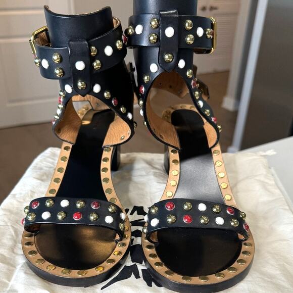 Isabel Marant Embellished Heeled Sandal - Picture 1 of 17